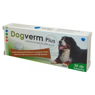 Dogverm Plus таблетки за кучета A. U. V. 20 бр