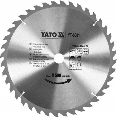YATO YT-6081 kotoučová pila s karbidem 350x40x30