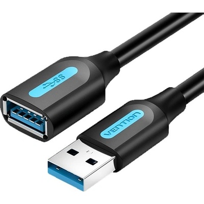 Vention CBHBJ USB 3.0 Male to USB Female Extension, 5m, černý