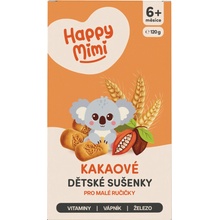 Happy Mimi sušienky s kakaom 6m+ 120 g
