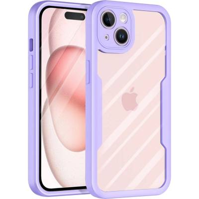 Techsuit Калъф за iPhone 15 + Cover - Techsuit - ColorVerse 360 Series - Лилав