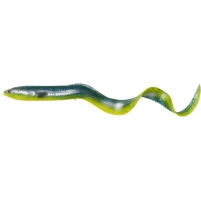 Savage Gear 4D Real Eel 20cm 27g Green Yellow Glitter 1ks