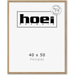 hoei Massивна рамка от дъб за снимки и плакати 40 x 50 PLEXI см (802009040050)