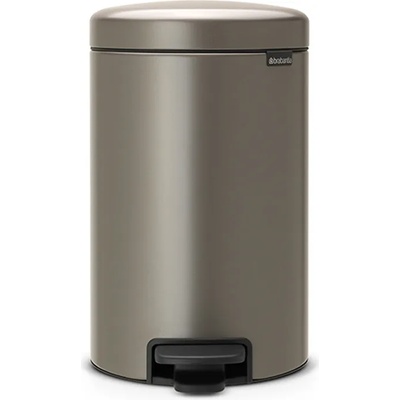 Brabantia Кош за смет с педал Brabantia NewIcon 12L, Platinum (649027)