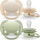 Avent Philips šidítko Ultrasoft Premium 2 ks oranžová