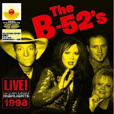 The B-52's - Live At Rock 'N Rockets - Highlights (Limited Edition) (Yellow Liquid-Filled Coloured) (LP) (0819514012993)