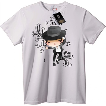 NOONEBRAND Тениска Музикален Любител Чиби - 3XL, Black