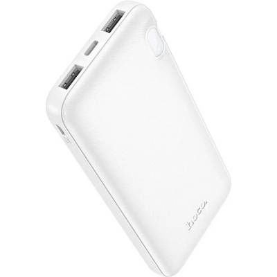 hoco. J128 аварийно зарядно устройство, 2 USB+Type-C гнезда, 10000mAh, LED индикатор, БЯЛО J128_W (J128_W)