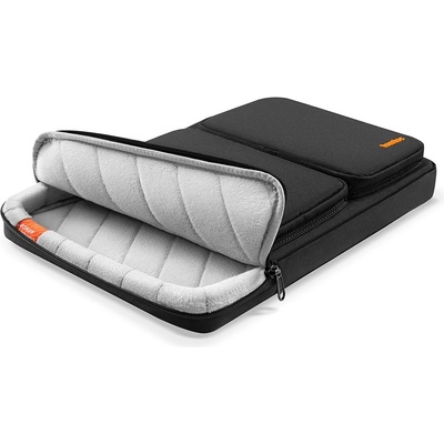 tomtoc Текстилна чанта с дръжки и презрамка за MacBook Pro 16, Pro 15 и лаптопи до 15.6 инча - Tomtoc Defender Laptop Briefcase (черен) (KF2320749)