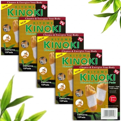 KINOKI Detoxikačné náplasti Zázvor a soľ 50 ks