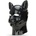 Prowler Red Latex Pig Hood Black