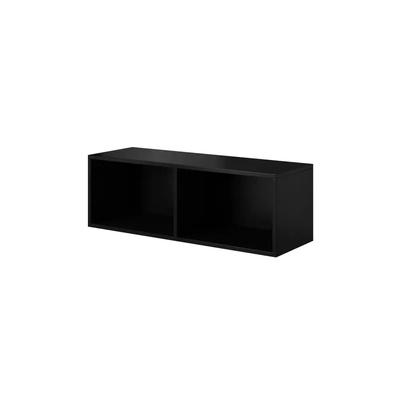 Cama meble Cama отворен шкаф за съхранение ROCO RO2 112/37/37 черен (RO2 CZ)