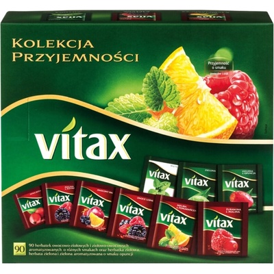Vitax Sada ovocných a bylinných čajů 90 sáčků