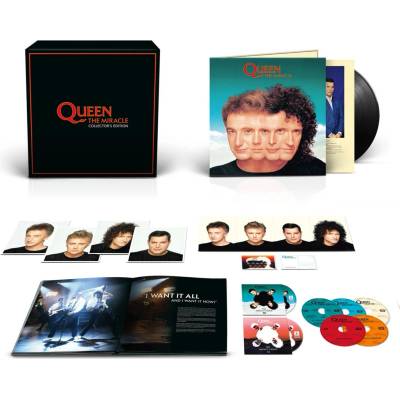 Universal Queen: The Miracle (Super Deluxe Collectors Edition) - Vinyl (LP)+5CD+DVD+Blu-ray (055561)
