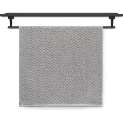 Veba ručník Organic 500 rybí kost 70 x 140 cm šedá