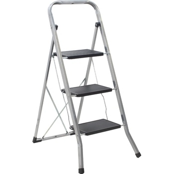 TopMebel Метална стълба с 3 стъпала 70cm