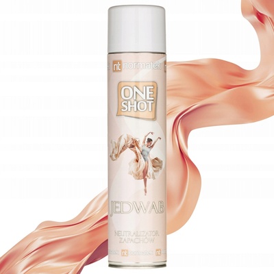 Normatek One Shot neutralizátor, osvěžovač vzduchu hedvábí 600 ml