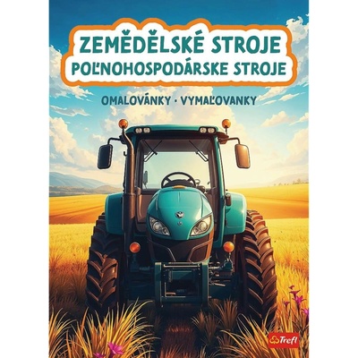 Omaľovánky Poľnohospodárske stroje 20 x 27,5 cm