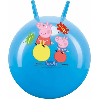 John Skákacia lopta Prasiatko Peppa modrá