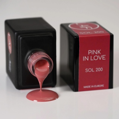 Laif Gel lak červený SOL 200 Pink in love 10 ml