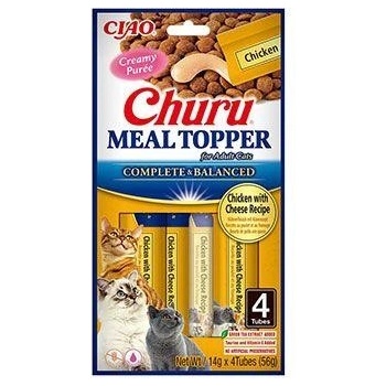 Chúru Cat Meal Topper Chicken with Cheese Recipe 4 x 14 g