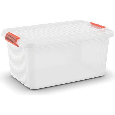 KIS K Latch Box L šedo-oranžový, 43 L