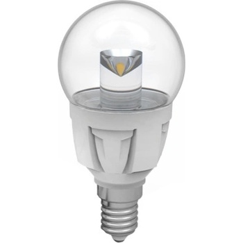 LIGHT LED žárovka E14 5W mini globe čirá Teplá bílá