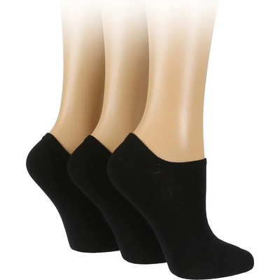 Pringle Дамски чорапи Pringle Secret Socks 3 Pack Ladies - Black