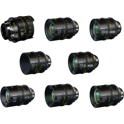 DZOFILM Vespid Prime 8 Lens Kit (16 / 25 / 35 / 50 / 75 / 100 / 125 mm + Macro 90 mm) metric