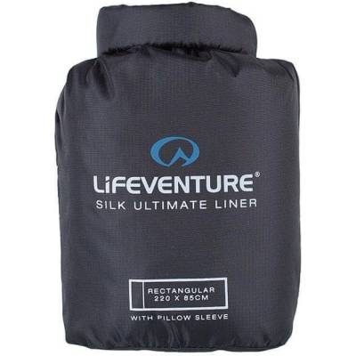 Lifeventure Silk Ultimate Sleeping Bag Liner Rectangular černá – Zbozi.Blesk.cz