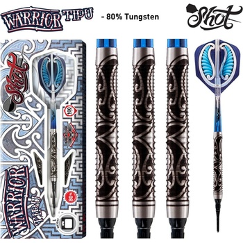 Warrior Tipu Soft Tip – 80% wolframové barrely (WTSF-118)