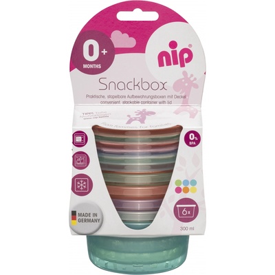 Nip svačinová krabička 6 ks