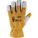 CANIS SAFETY a. s Cxs chivay / Зимни ръкавици от изцяло кожа - бяло/жълто 11 (370009520911)