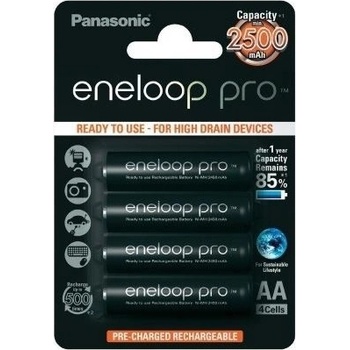 Panasonic Eneloop Pro AA 2500mAh 4ks + CASE 3HCDEC4BE