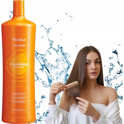FANOLA Wonder Nourishing Extra Care Shampoo 1000 ml vyživujúci šampón pre suché a krepaté vlasy