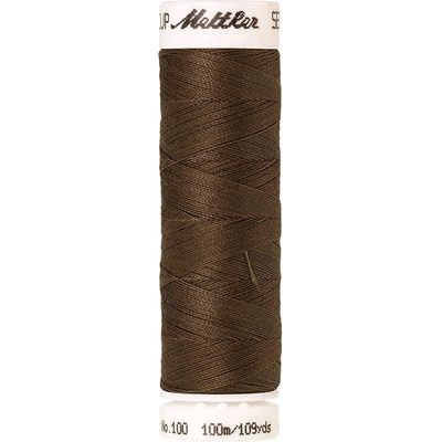 Nitě SERALON 100m na univerzální šití, polyester AMANN Mettler - více barev 6677: 0565 khaki béžová