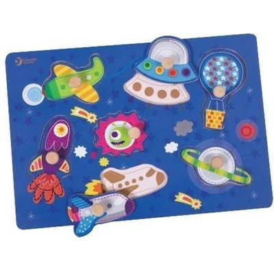 Classic World Дървен пъзел за деца - космос