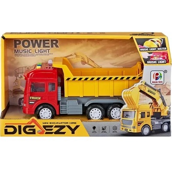 Man Yuk Toys Дъмпер със звукови и светлинни ефекти (bj557a)