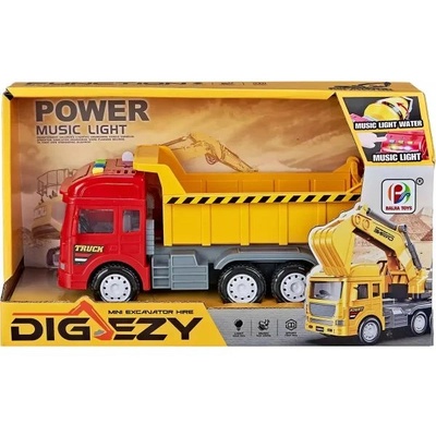 Man Yuk Toys Дъмпер със звукови и светлинни ефекти (bj557a)