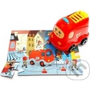TOP BRIGHT s hračkou Hasičské auto 24 dielov
