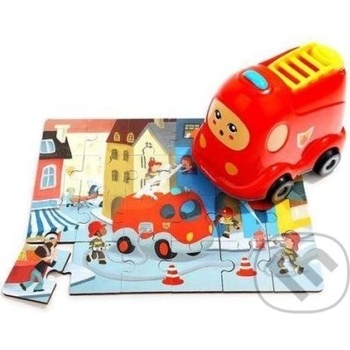 TOP BRIGHT s hračkou Hasičské auto 24 dielov