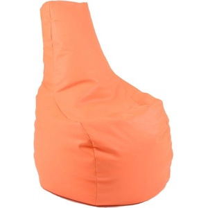 Pufrelax Пуф, стол, 210л. , Sunlounger - Orange, еко кожа, Пълнеж от полистиролни перли