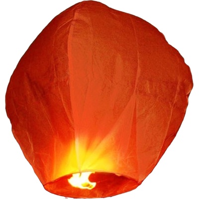 Lampion přání čepice Oranžová