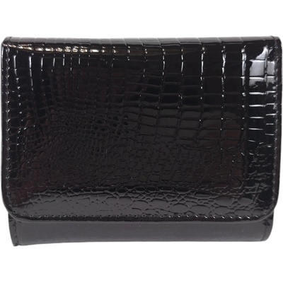 Черно лачено портмоне - Malia