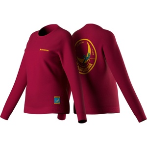 La Sportiva Дамски пуловер La Sportiva Women's Climbing On The Moon Sweatshirt Jumper - Fucsia / Giallo (117-2421-0212)