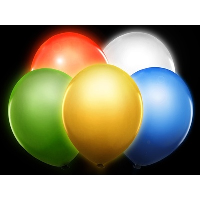 Barevně svítící LED balónky mix 30 cm