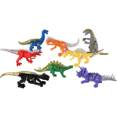 Teddies Dinosaurus 8ks plast 14-17cm vo vrecku 22x35x7cm