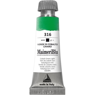Maimeri Blu Акварелна боя Cobalt Green Light 316 12 ml 1 бр (M1609316)