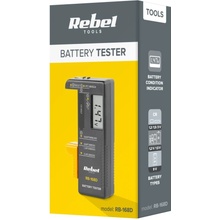 REBEL Tools tester batérií digitálny pre 1,5V a 9V batérie RB-168D