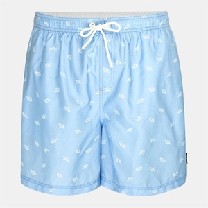 Hot Tuna Бански гащета Hot Tuna Men's Above The Knee 2 Pockets Swim Shorts - Blue Sml Logo